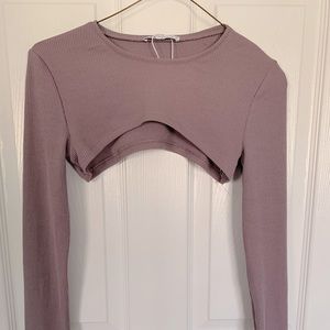 Zara Cropped long sleeve